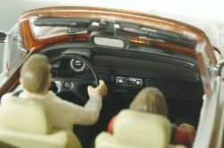 Volkswagen Beetle Cabriolet 1974, Angela Merkel, Guido Werstewelle, 436055140, Minichamps 1:43