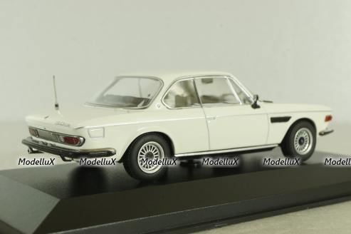 BMW 3.0 CS (E9) 1969, white, 410029025, Minichamps 1:43