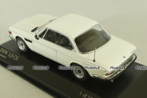 BMW 3.0 CS (E9) 1969, white, 410029025, Minichamps 1:43