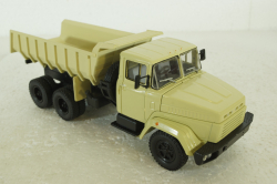 Краз-6510 самосвал, 1985г, бежевый, Н775, Наш Автопром 1:43