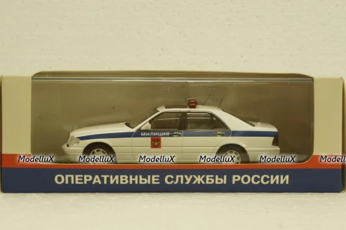 Mercedes S600 W140 Милиция 2007, А007, Spark 1:43