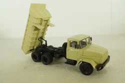 Краз-6510 самосвал, 1985г, бежевый, Н775, Наш Автопром 1:43