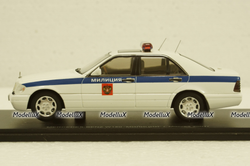 Mercedes S600 W140 Милиция 2007, А007, Spark 1:43
