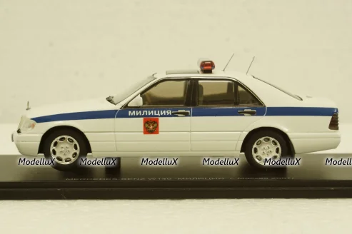 Mercedes S600 W140 Милиция 2007, А007, Spark 1:43