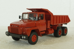 Краз-251 самосвал, 1979г, красный, Н774, Наш Автопром 1:43