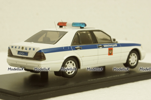 Mercedes S600 W140 Милиция 2007, А007, Spark 1:43