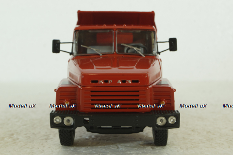 Краз-251 самосвал, 1979г, красный, Н774, Наш Автопром 1:43