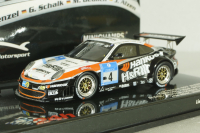 Porsche 911(997) Alzen Turbo Hankook, 24h ADAC Nurburgring #4 2008, white/black, 437086804, Minichamps 1:43