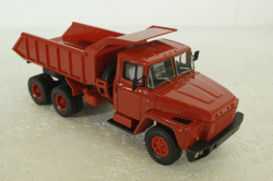 Краз-251 самосвал, 1979г, красный, Н774, Наш Автопром 1:43