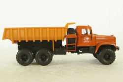 Краз-255 самосвал, оранжевый, Н723, Наш Автопром 1:43