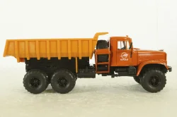 Краз-255 самосвал, оранжевый, Н723, Наш Автопром 1:43
