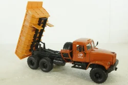 Краз-255 самосвал, оранжевый, Н723, Наш Автопром 1:43