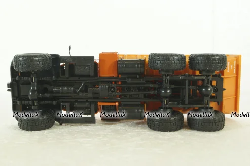Краз-255 самосвал, оранжевый, Н723, Наш Автопром 1:43
