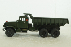 Краз-222Б самосвал, 1963г, зеленый, Н770, Наш Автопром 1:43