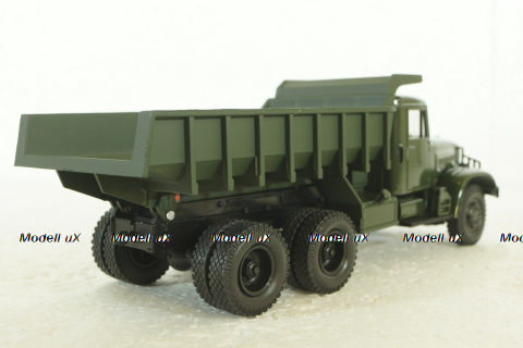 Краз-222Б самосвал, 1963г, зеленый, Н770, Наш Автопром 1:43