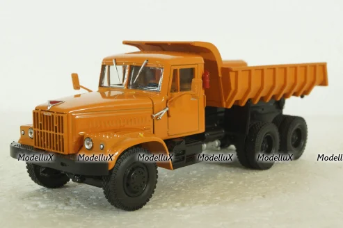 Краз-256Б самосвал, из к/ф Мимино, оранжевый, Н781, Наш Автопром 1:43