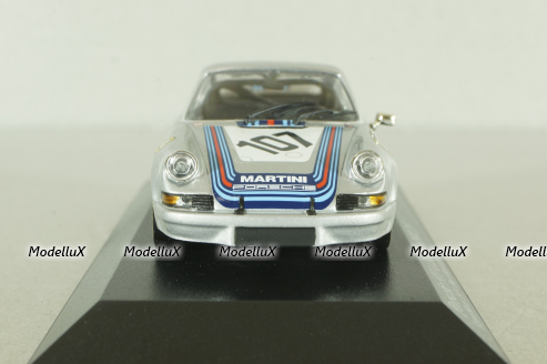 Porsche 911 Carrera RS R 2,8 Targa Florio 1973 Martini, Pucci-Stekkonig, silver, 430736907, Minichamps 1:43