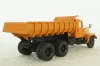 Краз-256Б самосвал, из к/ф Мимино, оранжевый, Н781, Наш Автопром 1:43
