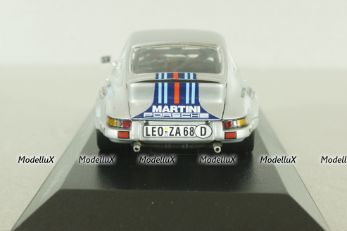 Porsche 911 Carrera RS R 2,8 Targa Florio 1973 Martini, Pucci-Stekkonig, silver, 430736907, Minichamps 1:43
