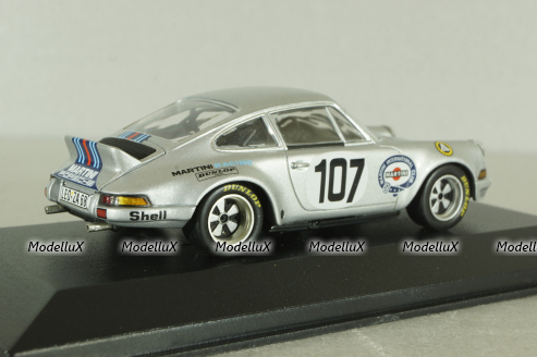 Porsche 911 Carrera RS R 2,8 Targa Florio 1973 Martini, Pucci-Stekkonig, silver, 430736907, Minichamps 1:43