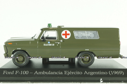 Ford F-100 Military ambulance Argentina  1969, Altaya 1:43