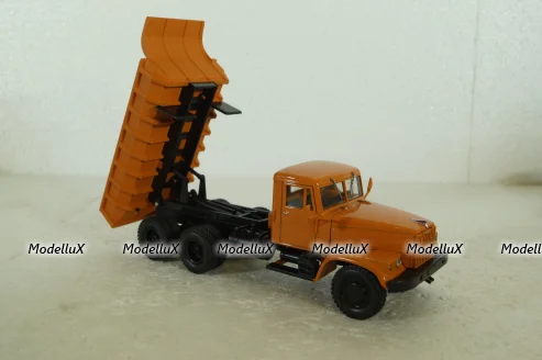 Краз-256Б самосвал, из к/ф Мимино, оранжевый, Н781, Наш Автопром 1:43