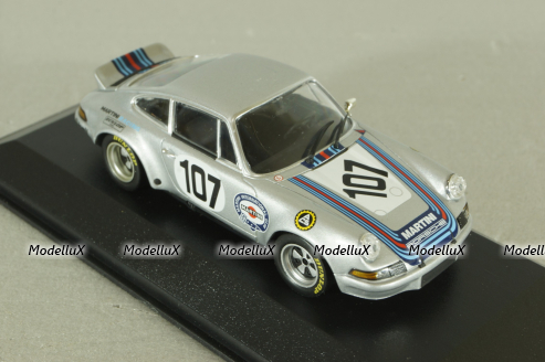 Porsche 911 Carrera RS R 2,8 Targa Florio 1973 Martini, Pucci-Stekkonig, silver, 430736907, Minichamps 1:43