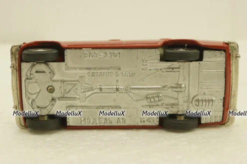 Ваз-2101, А9, красный, Олимпиада 80, Тантал/Радон 1:43
