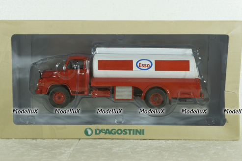 MAN 626 fuel tanker  Esso, red/white, DeAgostini 1:43