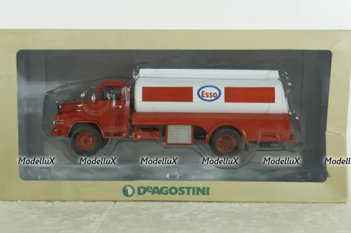 MAN 626 fuel tanker  Esso, red/white, DeAgostini 1:43