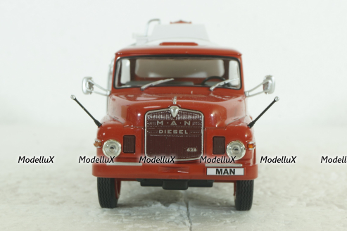 MAN 626 fuel tanker  Esso, red/white, DeAgostini 1:43