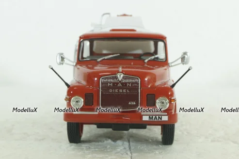 MAN 626 fuel tanker  Esso, red/white, DeAgostini 1:43