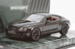 Bentley Continental Supersports 2009, black, 436139801, Minichamps 1:43 Уценка