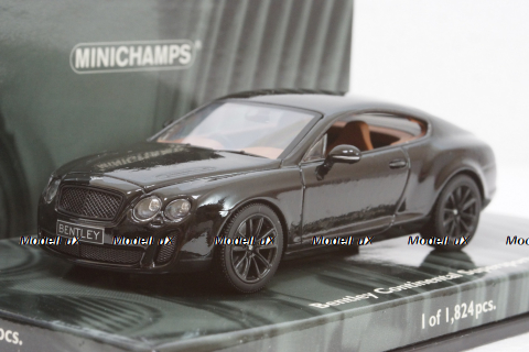 Bentley Continental Supersports 2009, black, 436139801, Minichamps 1:43 Уценка