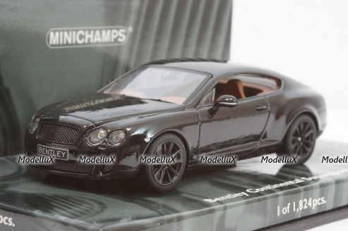 Bentley Continental Supersports 2009, black, 436139801, Minichamps 1:43 Уценка