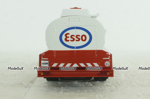 MAN 626 fuel tanker  Esso, red/white, DeAgostini 1:43