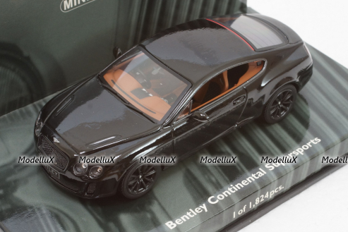 Bentley Continental Supersports 2009, black, 436139801, Minichamps 1:43 Уценка