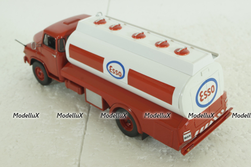 MAN 626 fuel tanker  Esso, red/white, DeAgostini 1:43