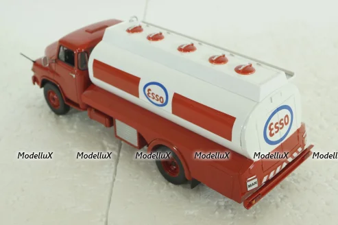 MAN 626 fuel tanker  Esso, red/white, DeAgostini 1:43