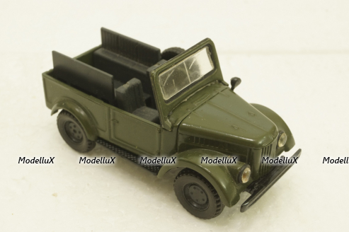 Газ-69, хаки, Электромашиностроительный завод (Херсон) 1:43