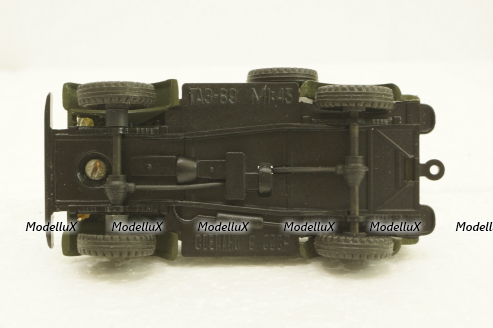 Газ-69, хаки, Электромашиностроительный завод (Херсон) 1:43
