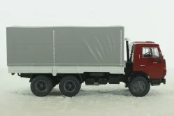Камаз-5320 с тентом, красный/серый, KLN037, Kultovni Nakladaky Minule Ery #37, 1:43