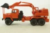 Краз-260 ЭОВ-4421, Экскаватор Красный, Н746, Наш Автопром 1:43