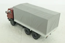 Камаз-5320 с тентом, красный/серый, KLN037, Kultovni Nakladaky Minule Ery #37, 1:43
