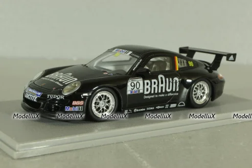 Porsche 911(997) GT3 Cup, Mobil 1 Supercup #90, black, SAM107, Spark 1:43