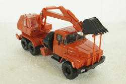 Краз-260 ЭОВ-4421, Экскаватор Красный, Н746, Наш Автопром 1:43