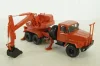 Краз-260 ЭОВ-4421, Экскаватор Красный, Н746, Наш Автопром 1:43