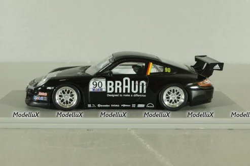 Porsche 911(997) GT3 Cup, Mobil 1 Supercup #90, black, SAM107, Spark 1:43