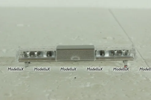 Световая балка для спец авто №3 (белая),  1:18