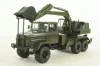 Краз-6322 ЭОВ-4422, Экскаватор хаки, Н748, Наш Автопром 1:43